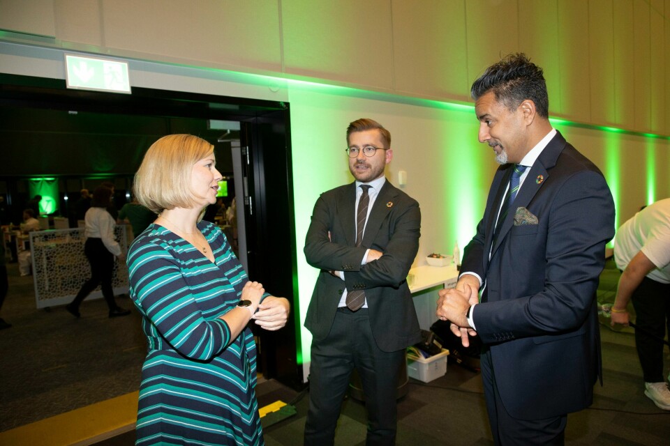 To av tre i Venstres ledertrio har slått seg sammen om en stortingsmelding: Kunnskapsminister og Venstre-leder Guri Melby og kulturminister Abid Raja.