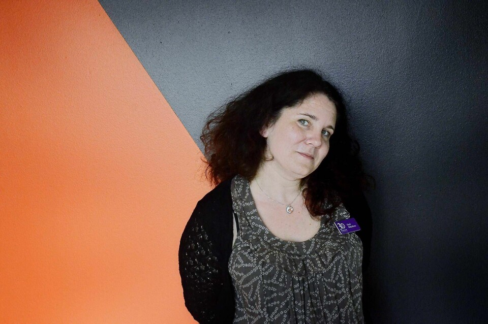 Amerikanske Carol Rifka Brunt har skrevet «Tell the Wolves I‘m Home», hvor aids-epidemien blant homofile i New York på åttitallet er et viktig bakteppe. FOTO: GERD ELIN STAVA SANDVE