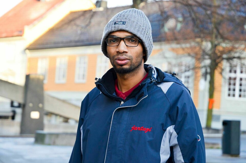 Abdulkadir Hassen Ali, leder i Somalisk forening i Moss. FOTO: HANNA K. SOMMERSTAD