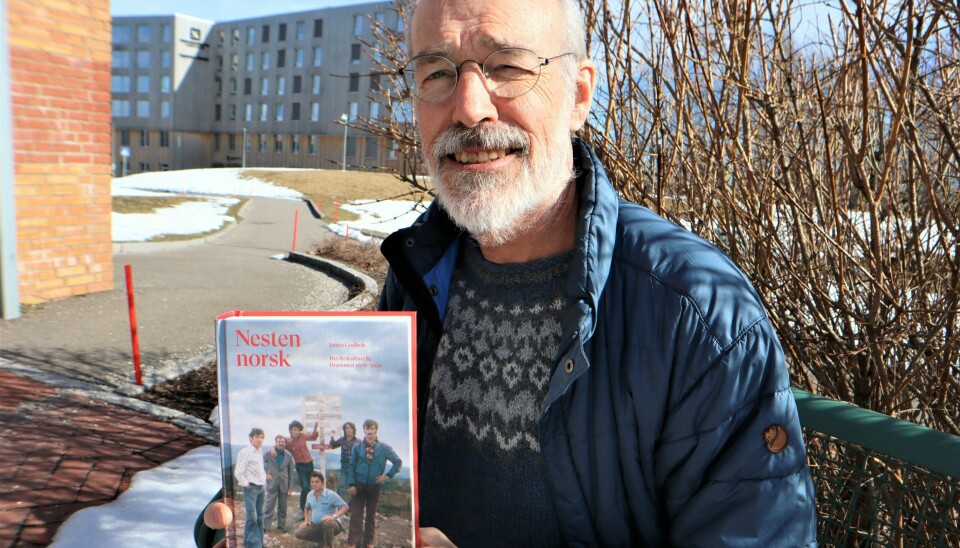 Professor og forfatter James Godbolt er ute med ny bok om integrering i Drammen. Professor og forfatter James Godbolt er ute med ny bok om integrering i Drammen.