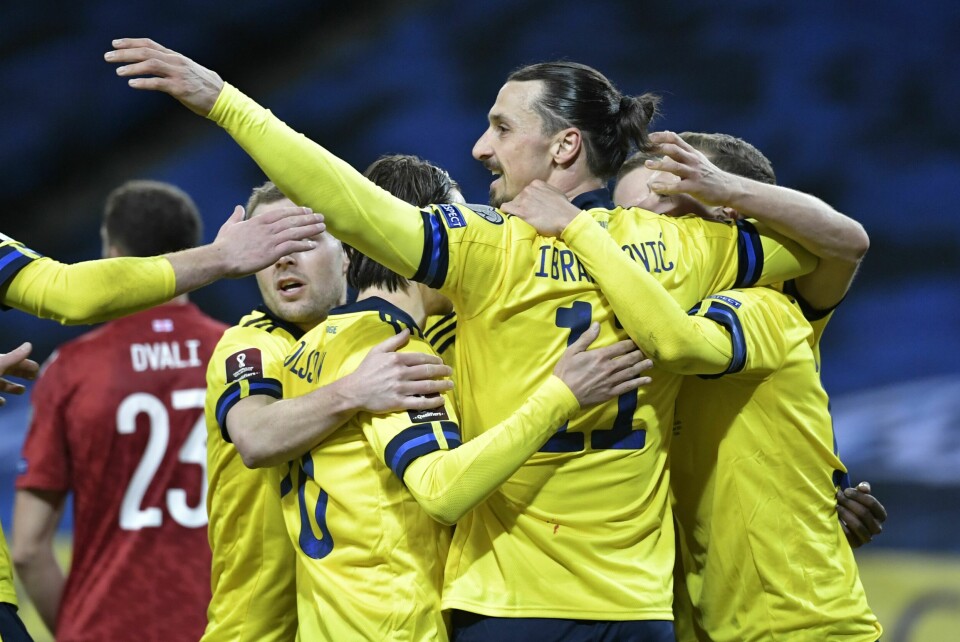 Zlatan Ibrahimovic bidro med en assist i comebacket på det svenske landslaget. Zlatan Ibrahimovic bidro med en assist i comebacket på det svenske landslaget.