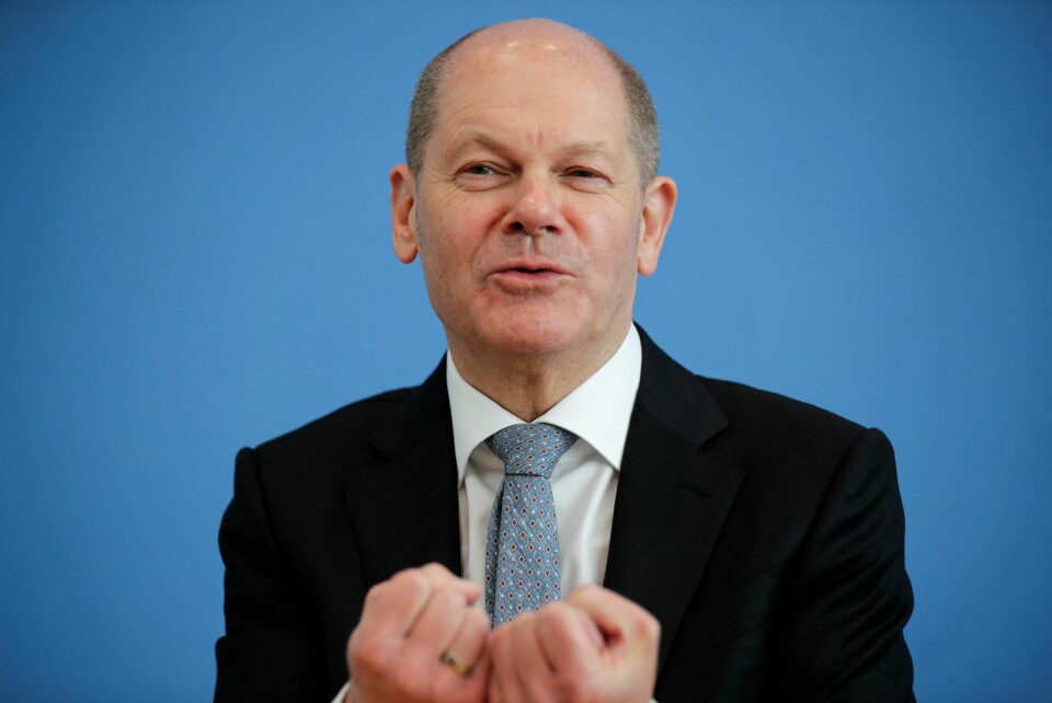 Tysklands finansminister Olaf Scholz og det sosialdemokratiske partiet SPDs kanslerkandidat i valget i høst. Tysklands finansminister Olaf Scholz