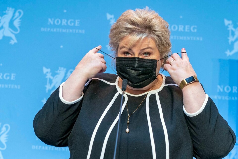 Statsminister Erna Solberg i Pandemiens tid. Erna Solberg