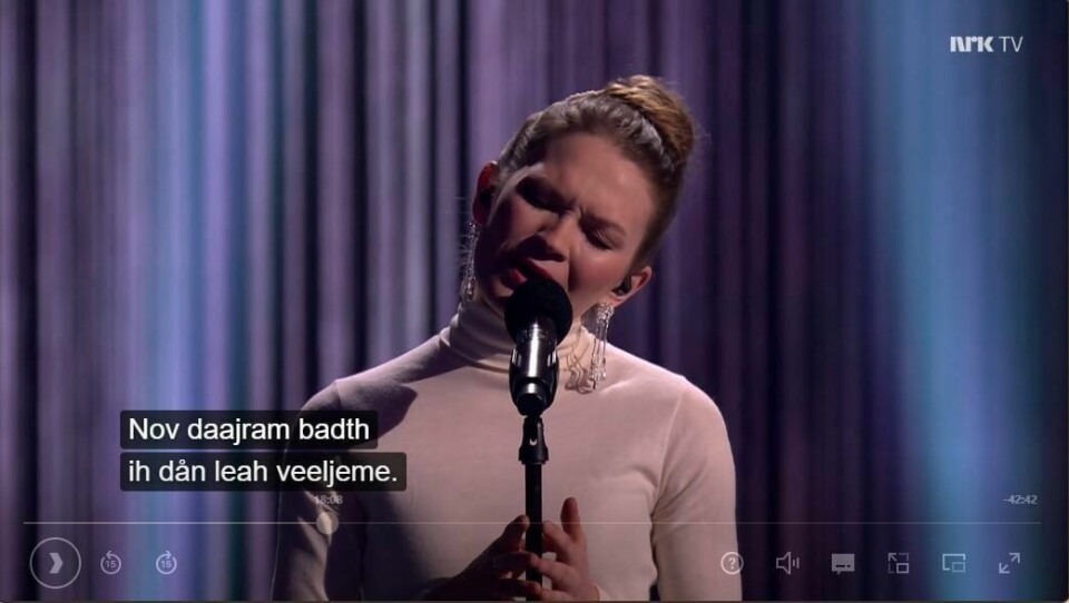 Marja Mortensson er en sørsamisk musiker fra Engerdal, som er med på NRK-programmet De neste. Det har skapt reaksjoner. Marja Mortensson er en sørsamisk musiker fra Engerdal, som er med på NRK-programmet De neste. Det har skapt reaksjoner.