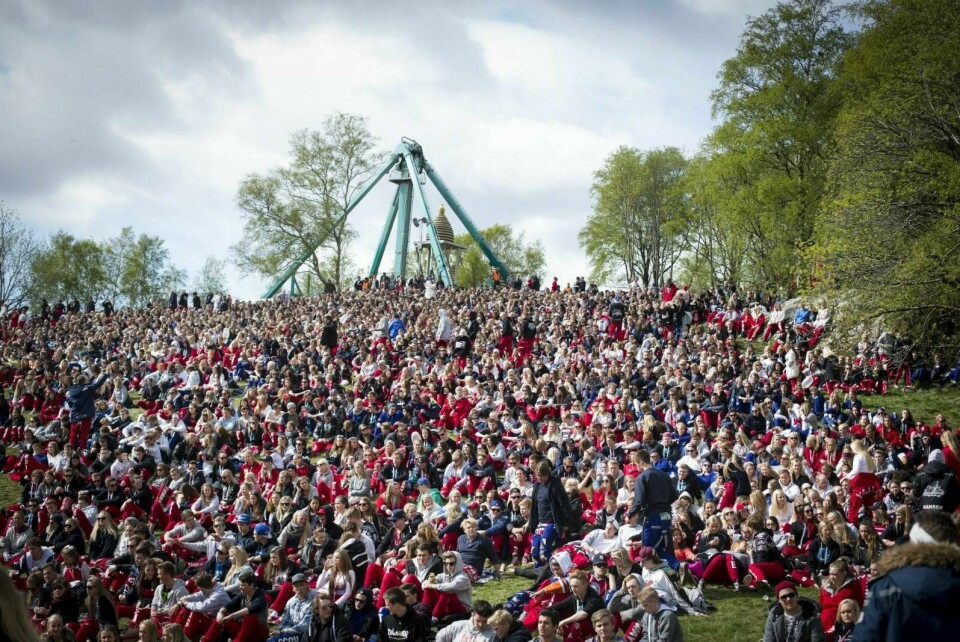 Russen 2020 kan glemme tilstander som dette. Nå ønsker flere russ å gå til massesøksmål mot arrangøren. Foto: Landstreffet