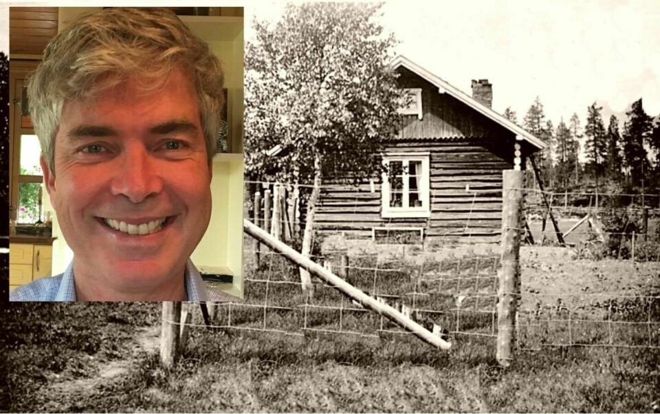 Husmannsplassen Ulvberget, som huset oldefar og oldemor Diseth og deres 11 barn. Fotografi fra rundt år 1900.
