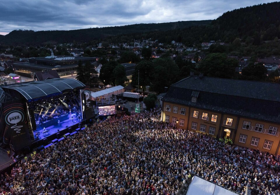 Fra konserten med a-ha på Kongsberg i 2018.Foto: Ron Jansen/Kongsberg Jazzfestival
