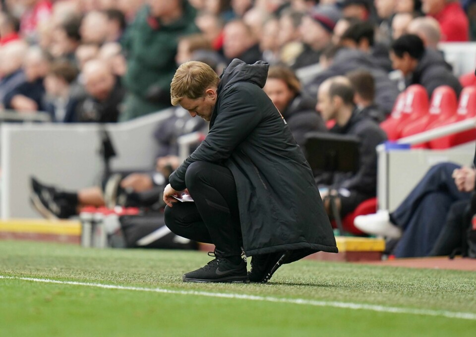 En av spillerne til Bournemouth-manager Eddie Howe er smittet av koronaviruset. Foto: Jon Super / AP / NTB scanpix