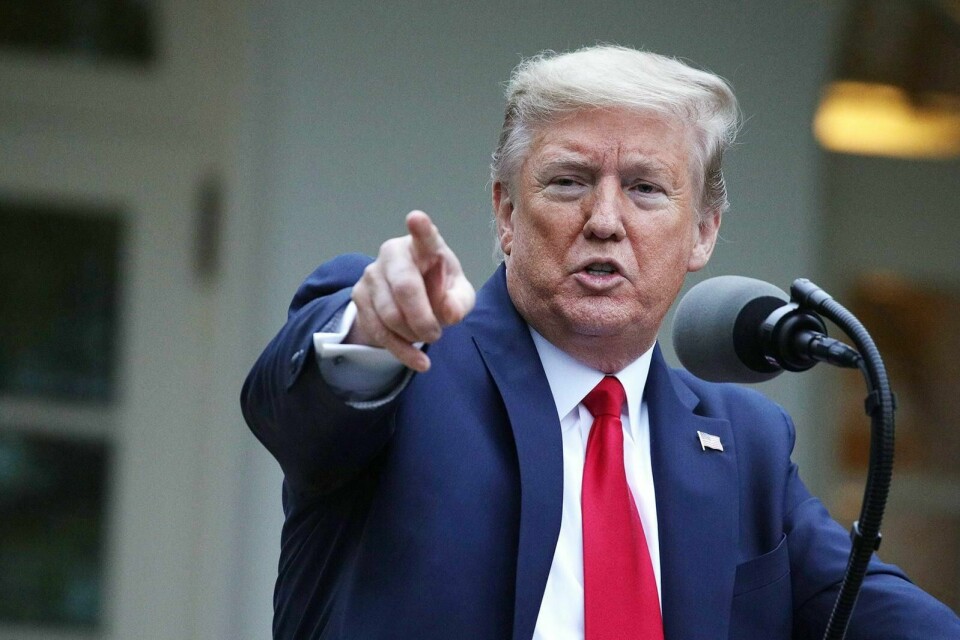 Donald Trump stopper støtten til Verdens Helseorganisasjon. Foto: Alex Wong/NTB scanpix