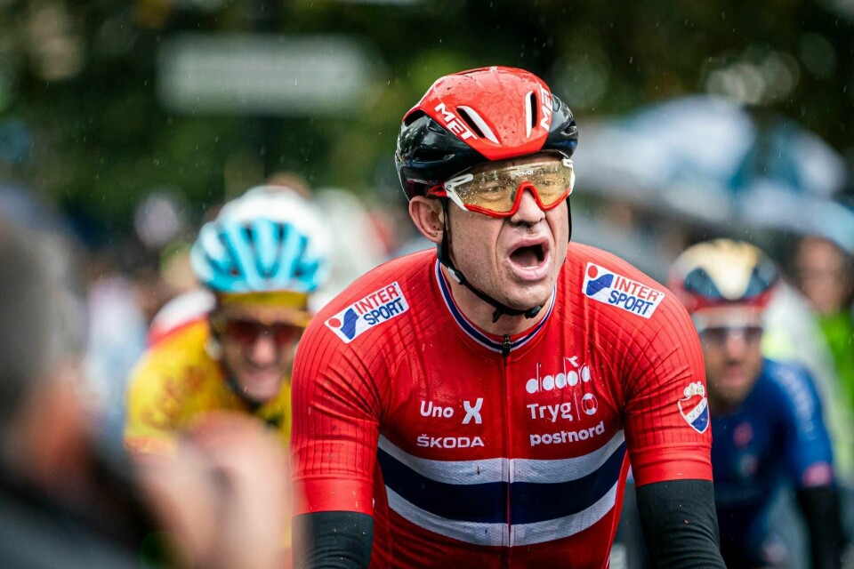 Alexander Kristoff endte på 7.-plass i sykkel-VM landevei i 2019. Nå mister han A-stipend fra Olympiatoppen. Foto: Heiko Junge / NTB scanpix