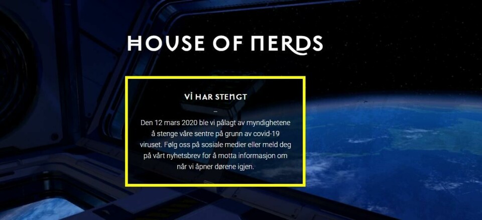 House of Nerds på Løren er konkurs ###