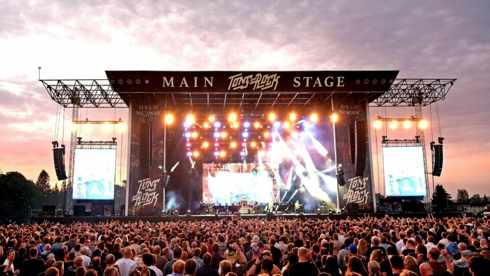 Tons of Rock hadde sitt livs plakat med blant andre Iron Maiden og Deep Purple. Nå «utsettes» festivalen på Ekebergsletta i Oslo til 2021. Foto: Mode Steinkjer Tons of Rock hadde sitt livs plakat med blant andre Iron Maiden og Deep Purple. Nå «utsettes» festivalen på Ekebergsletta i Oslo til 2021. Foto: Mode Steinkjer
