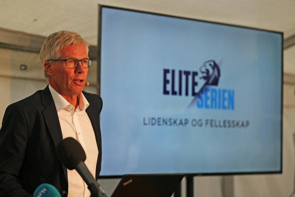 Administrerende direktør Leif Øverland i Norsk Toppfotball. Foto: Trond Reidar Teigen / NTB scanpix