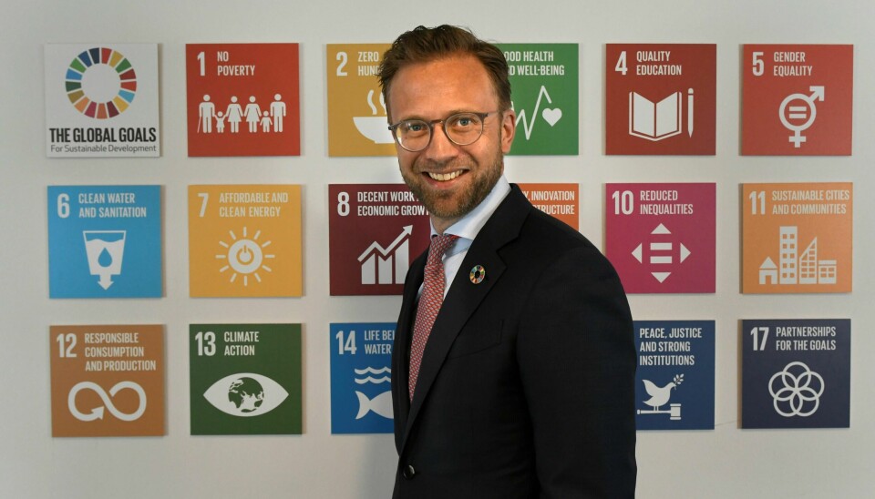 – Dette kan ikke vente på koronaen. Det er bare ti år til målene skal være nådd, sier kommunal- og moderniseringsminister Nikolai Astrup (H), om hvorfor bærekraftsmålene nå får en egen handlingsplan.