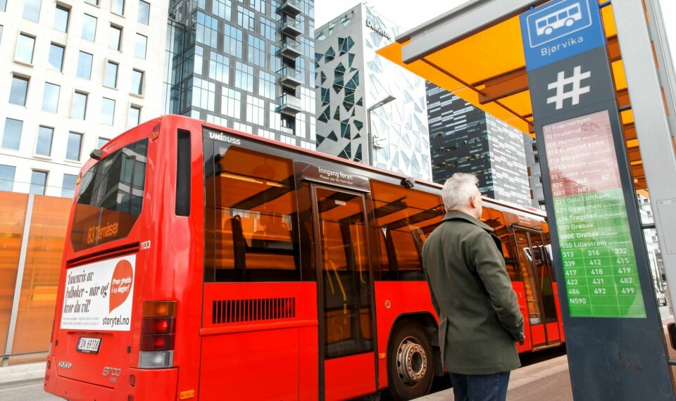 Ruter vil merke hvor mange passasjerer som kan være om bord på deres transportmidler.
