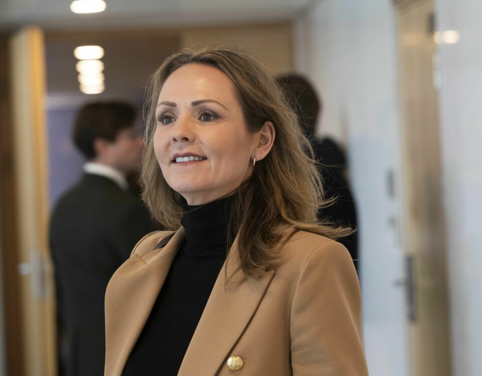 Distrikts- og digitaliseringsminister Linda Hofstad Helleland utfordrer Høyres klima- og miljøpolitikk. Foto: Terje Bendiksby/NTB scanpix