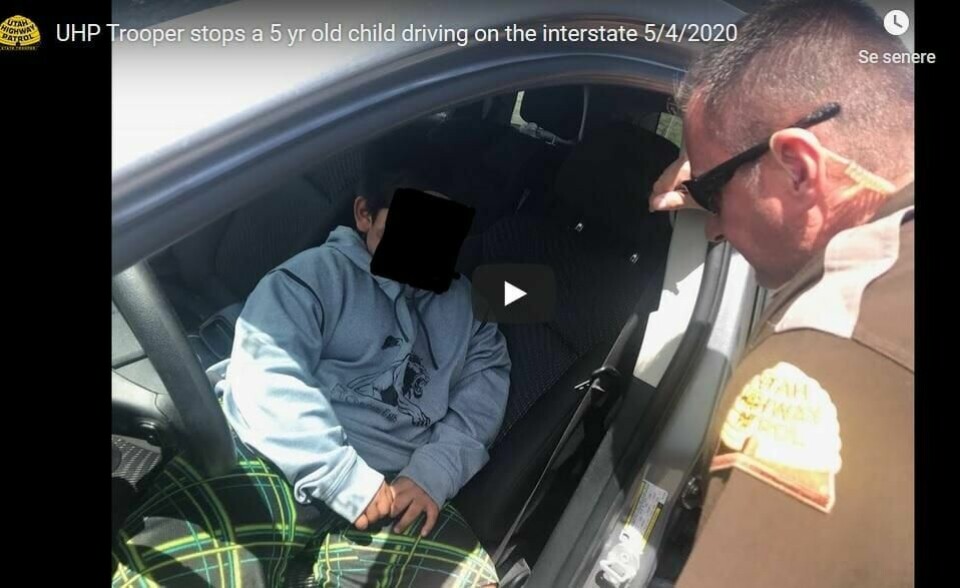 Utah-politimann Rick Morgan fikk seg litt av en overraskelse, da han mandag stoppet en fem år gammel gutt på motorveien. Guttungen hadde stjålet foreldrenes bil, og sa han var på vei til California for å kjøpe seg en Lamborghini.