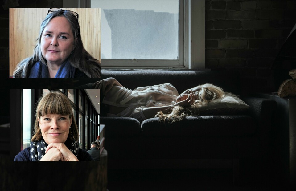 Anette Gilje (øverst) fra Drammen er tidligere generalsekretær i Norge ME-forening, mens Trude Schei fra Holmsbu er nåværende assisterende generalsekretær i foreningen. De har liten sans for offentlig støtte til forskning på en metode de mener er høyst alternativ.