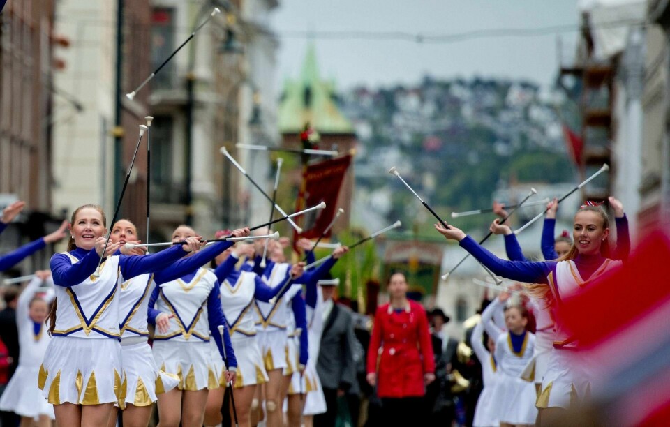 17. mai, korps og - drillere. Foto: Jon Olav Nesvold/NTB scanpix