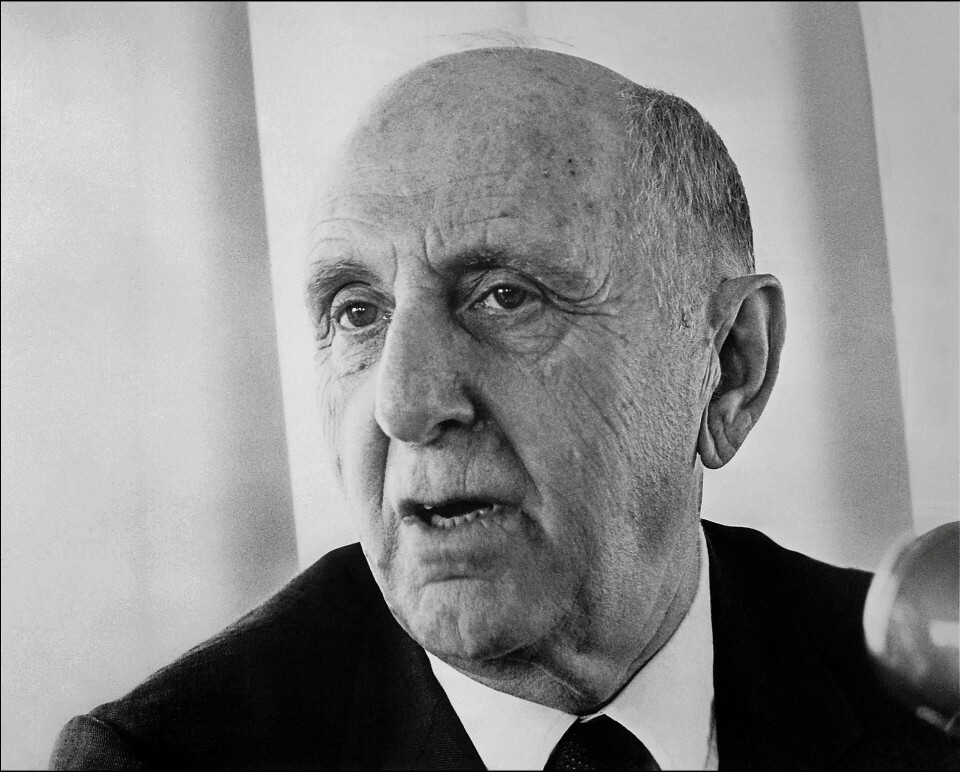 Simon Kuznets (1901–1985), nobelprisvinner i økonomi: BNP gir ikke svar på verdiskapning innen utdanning, helse eller andre høyt verdsatte aktiviteter i samfunnet. Foto: AFP/NTB scanpix