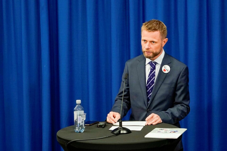 Helseminister: Bent Høie. Foto: Håkon Mosvold Larsen/NTB scanpix
