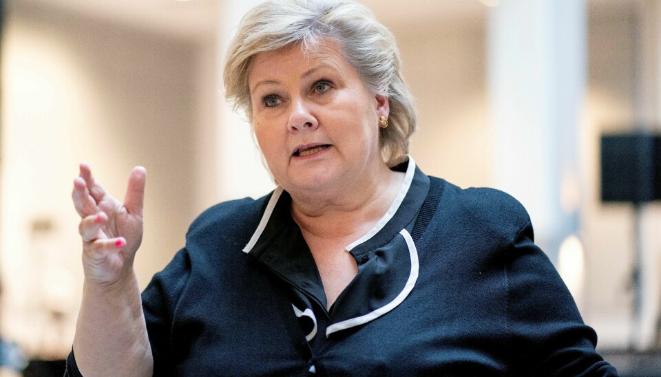 Statsminister Erna Solberg (H). Foto: NTB scanpix