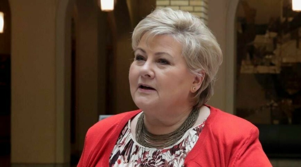 Statsminister Erna Solberg vil ikke legge seg opp i hvilken ost nordmenn spiser.