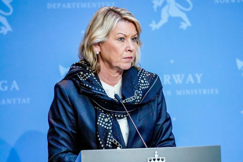 Justis- og beredskapsminister Monica Mæland