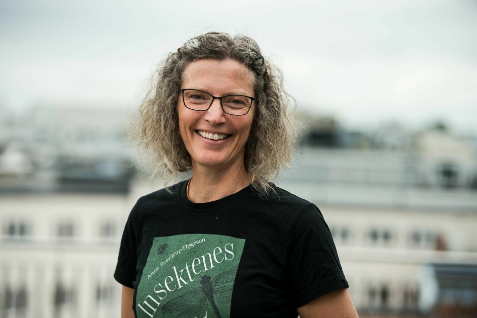 Insektforsker og forfatter Anne Sverdrup-Thygeson. Foto: Carina Johansen / NTB Scanpix