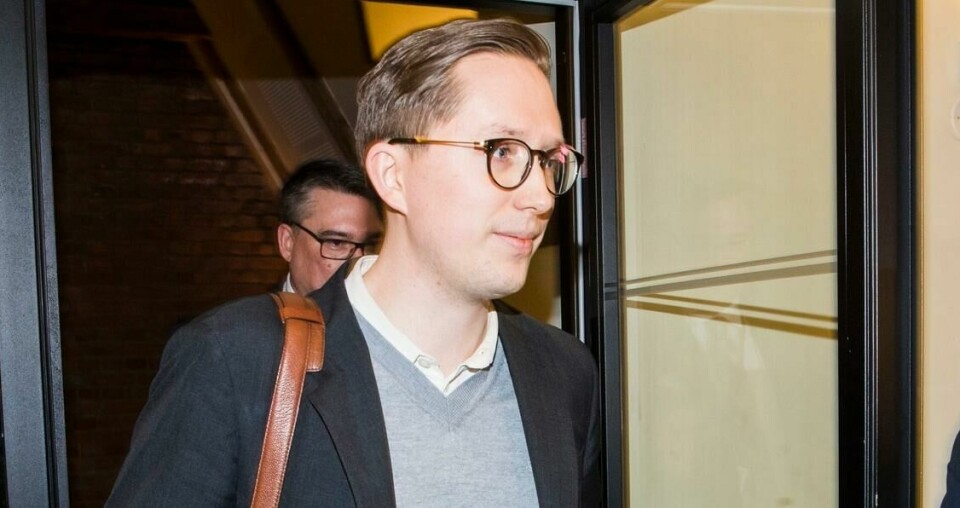 Høyres stortingsrepresentant Kristian Tonning Riise. Oslo 20180314.
Stortingsrepresentant Kristian Tonning Riise etter møtet i Høyres stortingsgruppe på Stortinget onsdag.
Foto: Håkon Mosvold Larsen / NTB scanpix