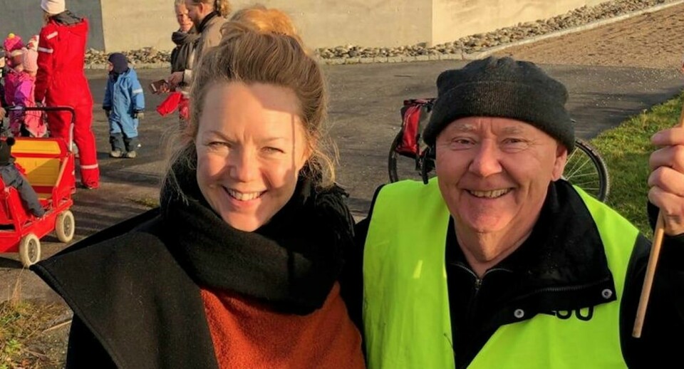 Gressvik Lokalsamfunnsutvalg med Signe Prøis og Oddbjørn Pedersen i spissen er kommunens høringsorgan for innbyggerne. De mener politikerne må si nei til den planlagte blokkbyggingen mellom fergestedet og Floa-brua når de møtes torsdag. Her fra en tidligere anledning.