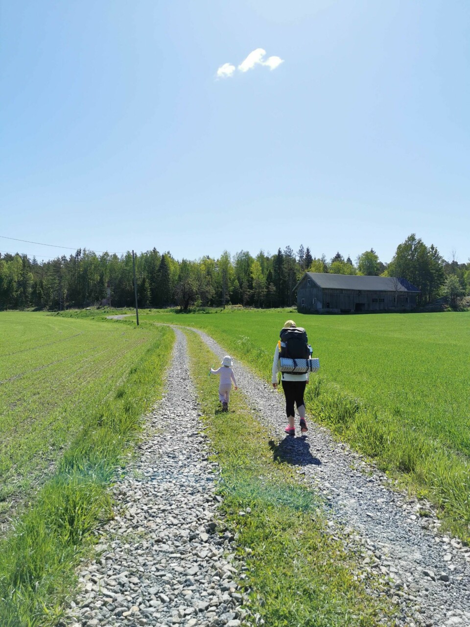 Mai var en kald måned i store deler av Norge, men Moss hadde en av de høyeste snittemperaturene i landet. I resten av mossedistriktet har det også vært varmt. Her fra Våler i pinsen.