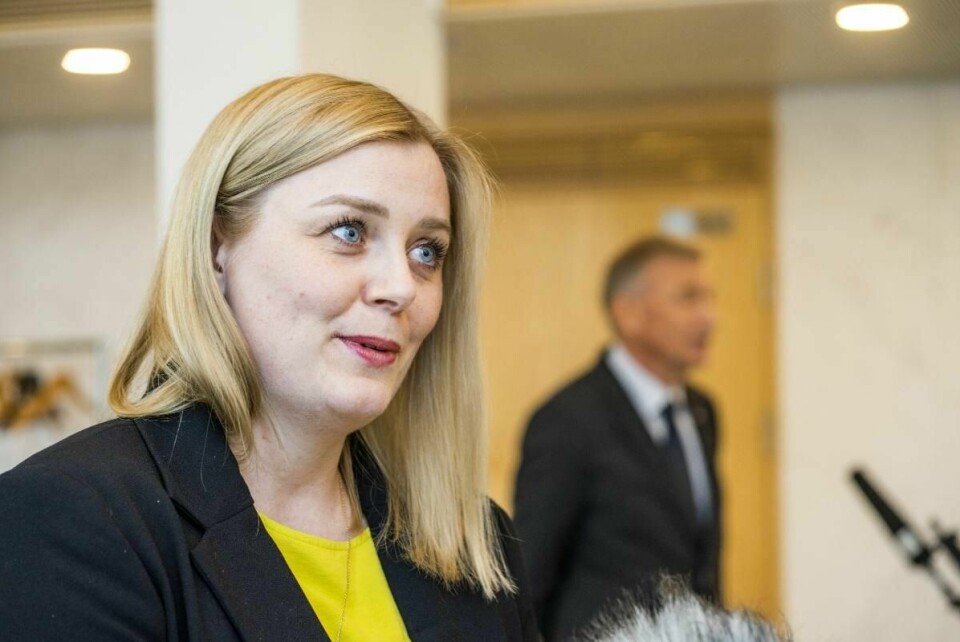 Oljeminister Tina Bru (H). Foto: NTB scanpix