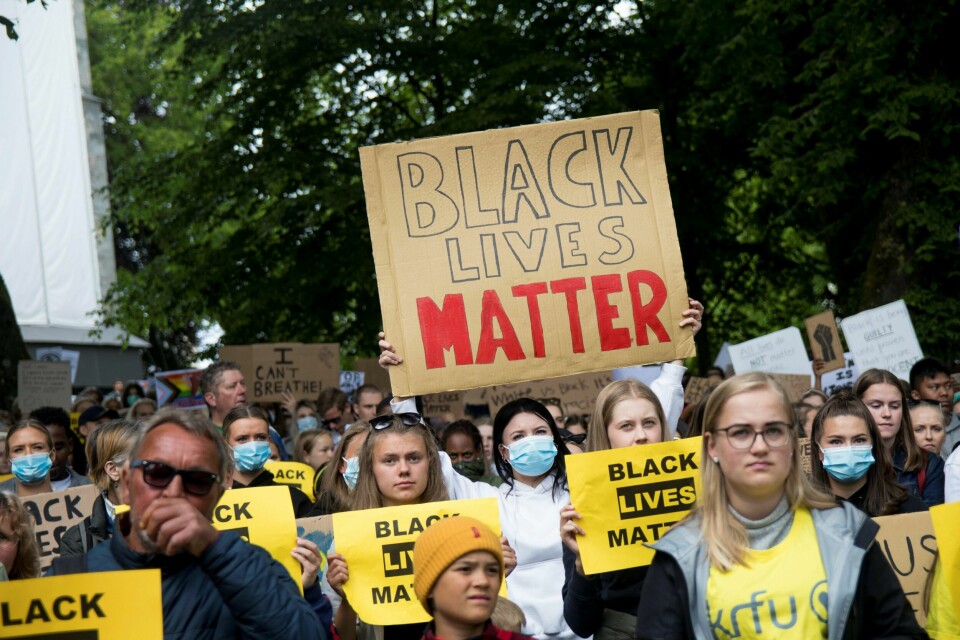 Back Lives Matter, BLM, Demonstrasjon, Stavanger, George Floyd