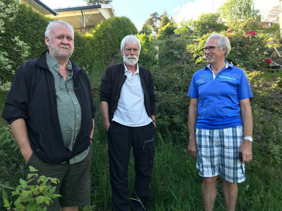 Denne gjengen gir nå ut bok. Fra venstre: Anders Ericson, Bjørn A. Grønna og Paulus Duits.