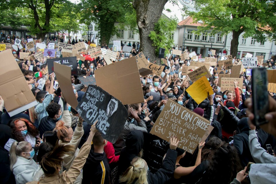 Back Lives Matter, BLM, Demonstrasjon, Stavanger, George Floyd