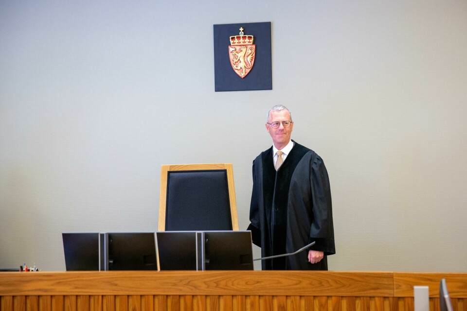 Dommer Sverre S. Aarmo under rettsaken i Moss tingrett. Sammen med sine to meddommere vil han avgjøre hva som er rett straff for Christensen. Dommer Sverre S. Aarmo under rettsaken i Moss tingrett. Sammen med sine to meddommere vil han avgjøre hva som er rett straff for Christensen.