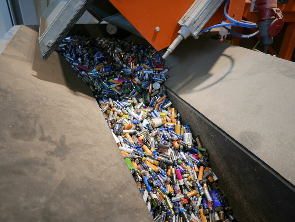 Batterier på retur på Øra. Batterier på retur på Øra.