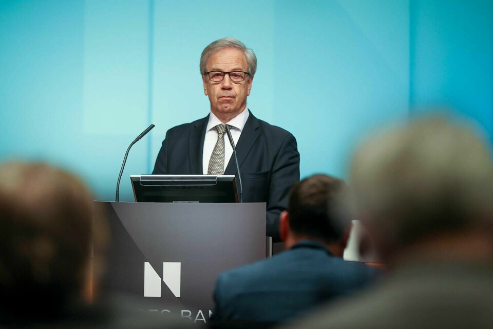 Sentralbanksjef Øystein Olsen og styret i Norges Bank får massiv kritikk for ansettelsen av Nicolai Tangen som daglig leder for Oljefondet. Foto: Ørn E. Borgen/NTB scanpix