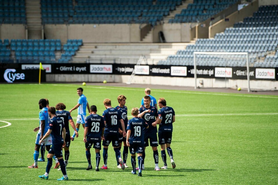 Fem ganger kunne det som egentlig var Vikings reserver juble for mål mot et relativt toppet Sandnes Ulf torsdag. Sportsleder Espen Iversen mener det handler om alt annet enn tilfeldigheter. Foto: Carina Johansen, NTB scanpix