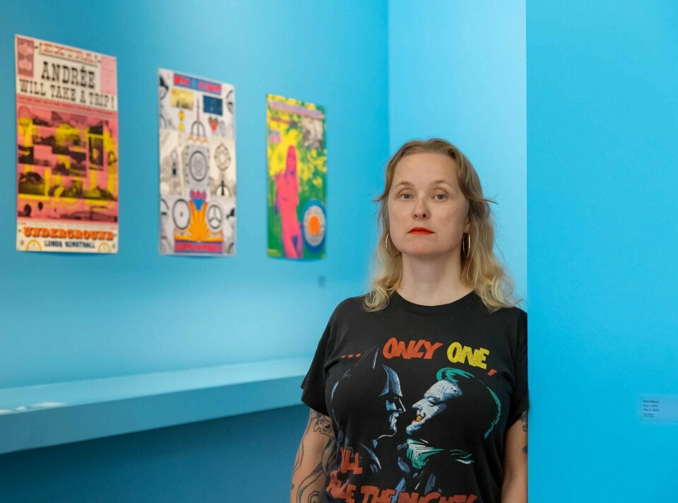 Elise Storsveen har kuratert «En heftig opplevelse for et ungt sinn», som er den første utstillingen som åpner på Henie Onstad Kunstsenter etter koronastengningen. Alle foto: Martine Hoff Jensen, Henie Onstad Kunstsenter