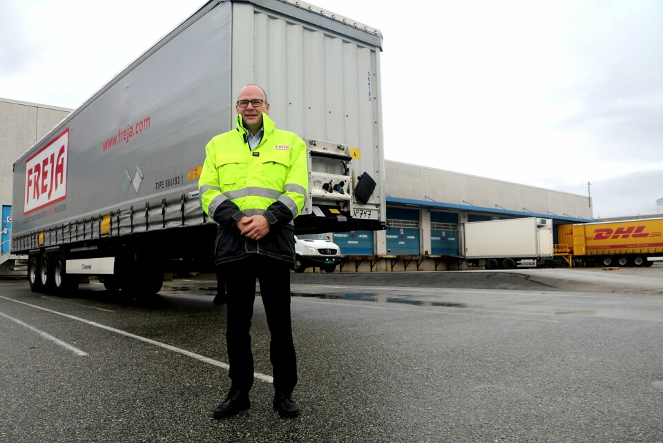 Jan Håvard Hatteland, styreleder i NHO logistikk og transport, samt regiondirektør i FREJA mener det går for mye til drift og administrasjon av bompengene som kreves inn. Foto: Arne Birkemo Jan Håvard Hatteland, styreleder i NHO logistikk og transport, samt regiondirektør i FREJA mener det går for mye til drift og administrasjon av bompengene som kreves inn. Foto: Arne Birkemo