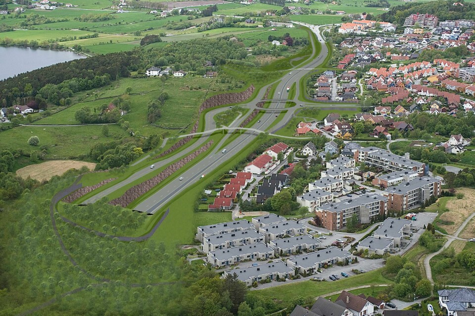 Slik blir nye E39 over Tasta.