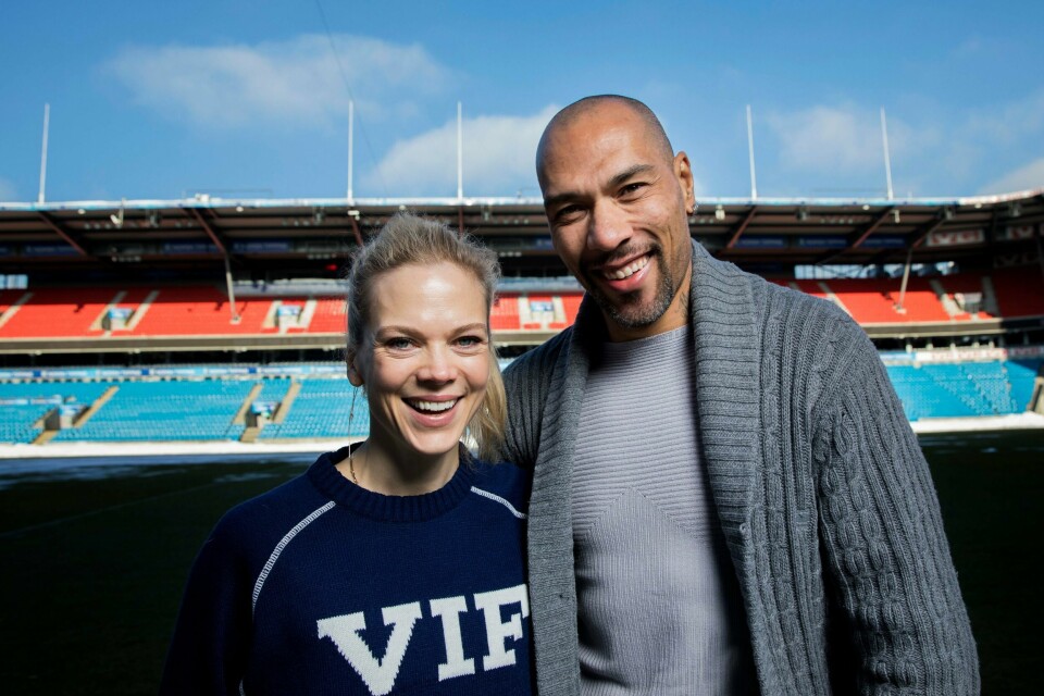 Det blir ny seier for «Heimebane» og John Carew og Ane Dahl Torp søndag kveld. FOTO: TORE MEEK/NTB SCANPIX
