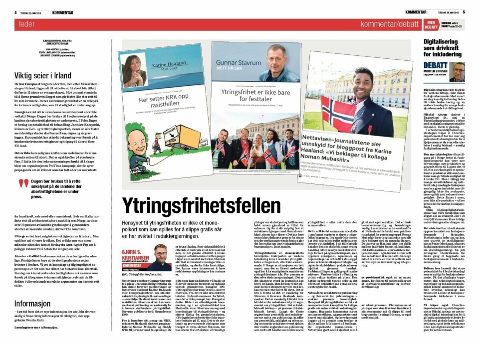 ILLUSTRASJON: Skjermdumper fra Nettavisen og Medier24.