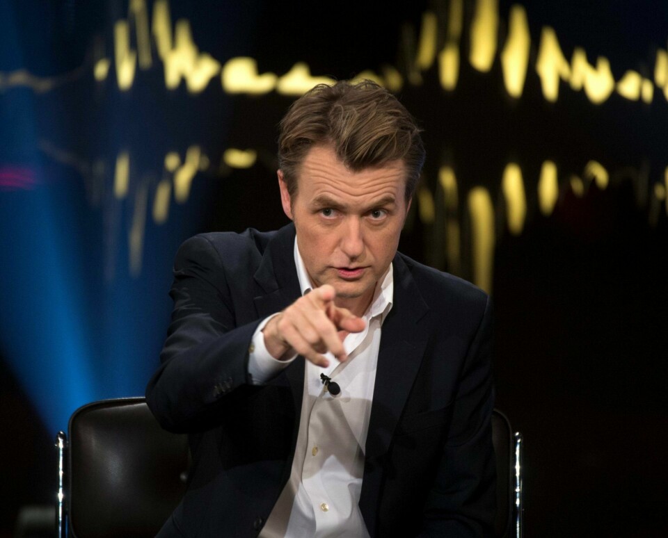Et tegn i TV-tida: Fredrik Skavlan har meldt overgang fra moderskipet NRK til hovedkonkurrenten TV 2. FOTO: FREDRIK SANDBERG/TT/NTB SCANPIX