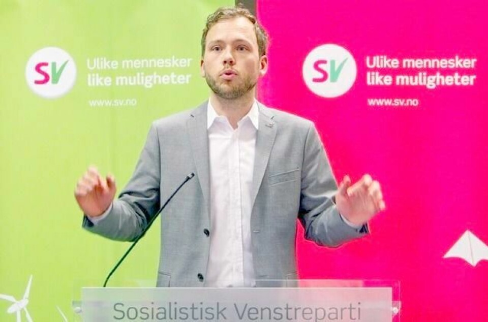 Ikke akkurat oppløftende måling for SV-leder Audun Lysbakken. FOTO: NTB SCANPIX