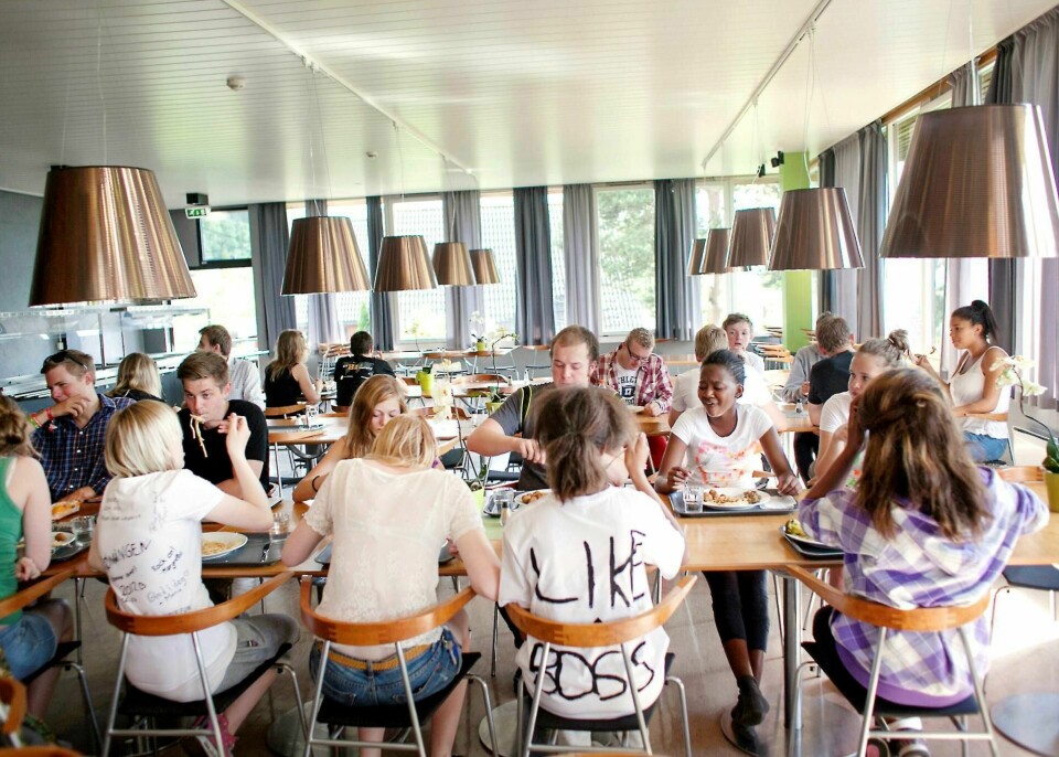 Dette bildet er tatt på sommercamp for elever som sliter, på Rønningen Folkehøgskole i Oslo. Arkivbilde.