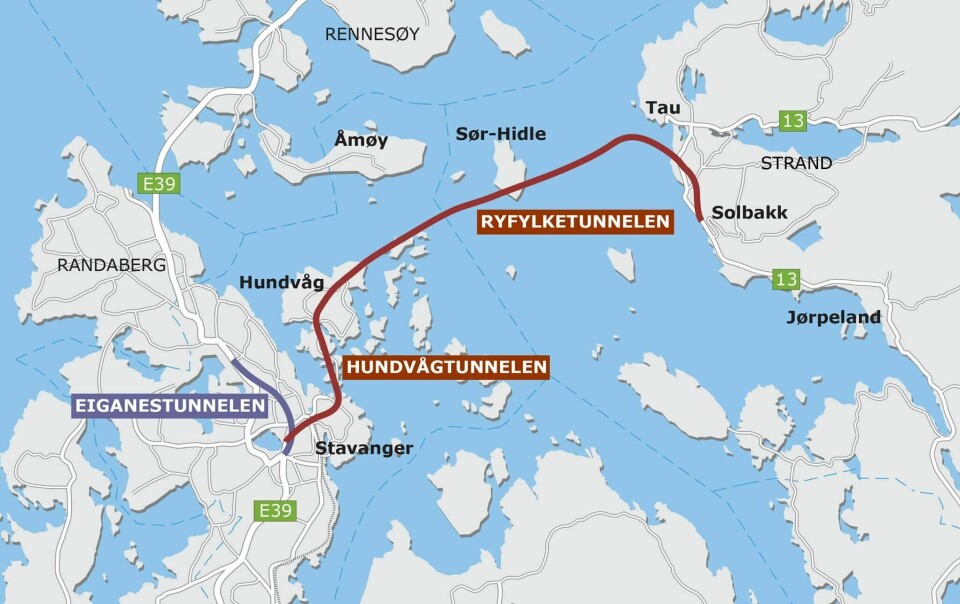 5000 vil betale 495 kroner for å løpe gjennom Ryfast ###
