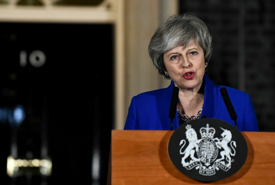 SAMTALER: Theresa May må legge fram en plan B. FOTO: NTB SCANPIX SAMTALER: Theresa May må legge fram en plan B. FOTO: NTB SCANPIX